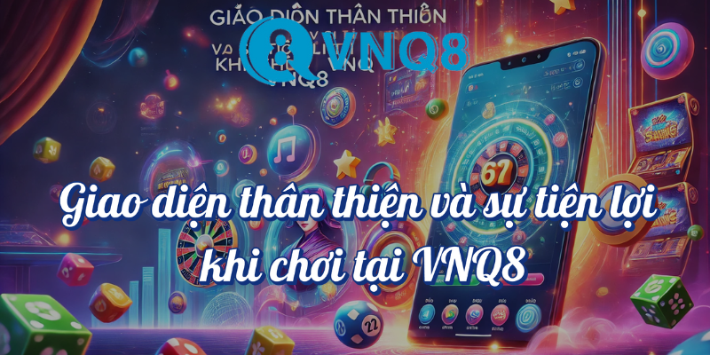 Giao diện thân thiện và sự tiện lợi khi chơi tại VNQ8